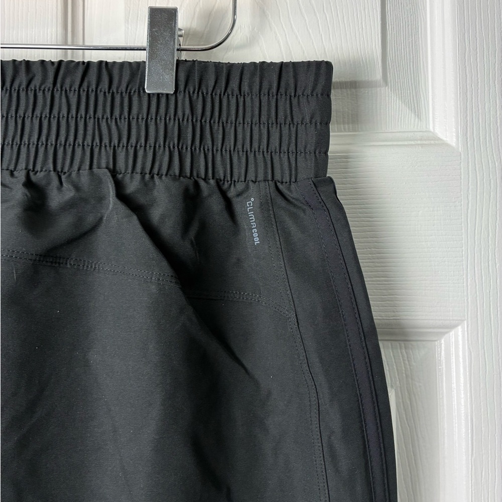 [L] Adidas NWT Pacer 3-Stripes High Rise Woven Shorts Large Black - Picture 5 of 5